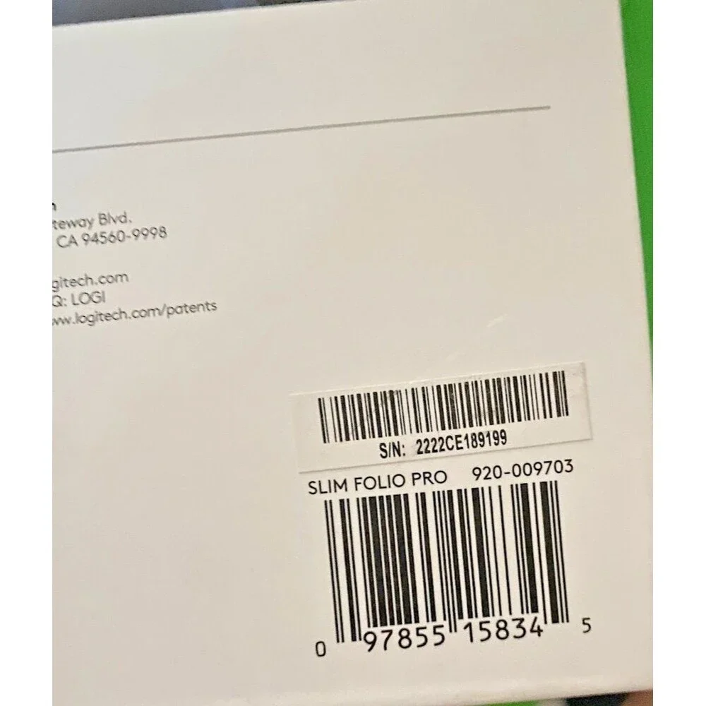 Logitech iPad Pro 12.9 in. Slim Combo Detachable Wireless Keyboard Case - NIB
